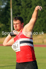 Shot putt, 2021 North East Grand Prix 5, Monkton, Wednesday, July 21st. Photo: David T. Hewitson/Sports for All Pics